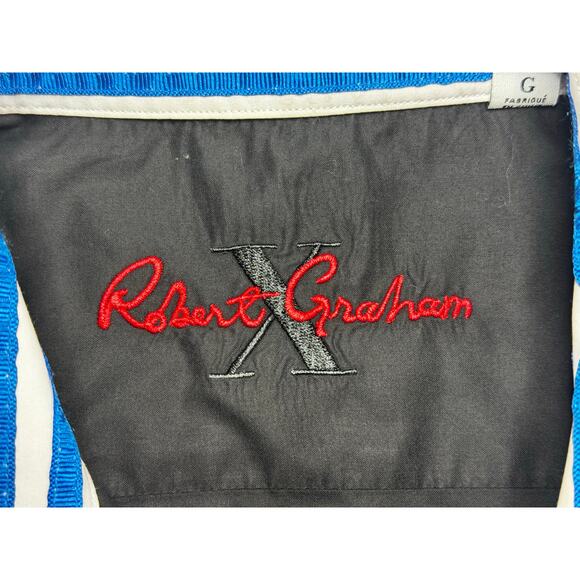 Robert Graham Men's Long Sleeve Black Button Up Dress Shirt - Size L - Picture 4 of 6